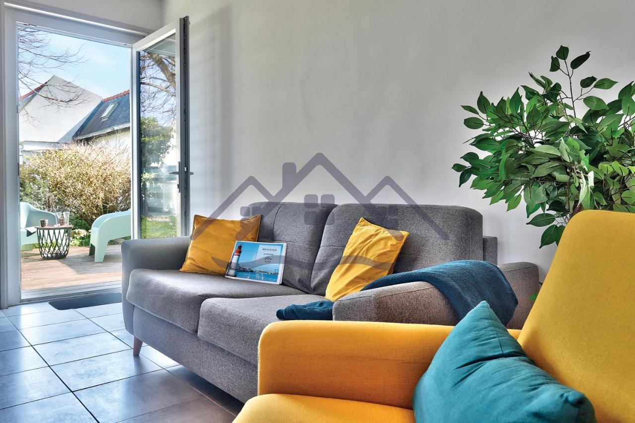 Localise - M33B - Kerbraz, Maison En Duplex Avec Jardin Clos Au Guilvinec - Tout A Pied, Plages, Port, Centre, Commerces, Marche - Wif Inclus - Linge De Lit Inclus别墅 外观 照片